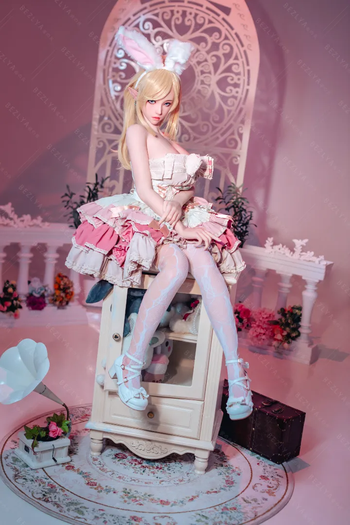 155cm (5ft1) E CUP Lightweight Silicone Sex Doll, Movable Jaw Head Calla